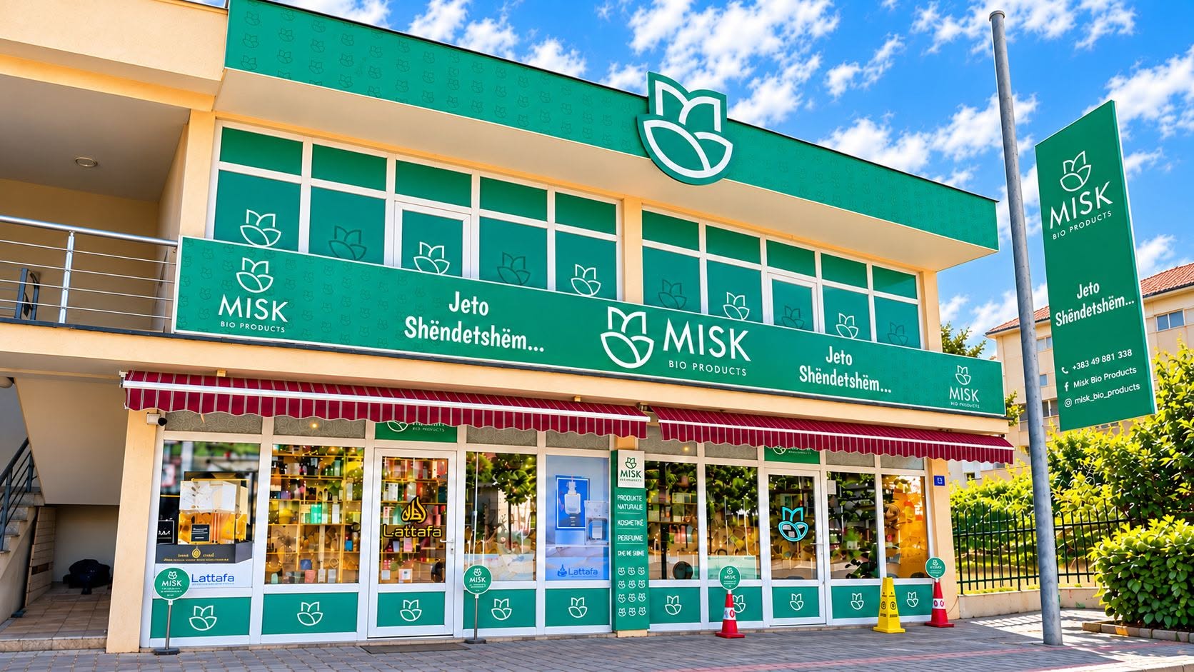 Dyqani real Misk Bio Products në Klinë